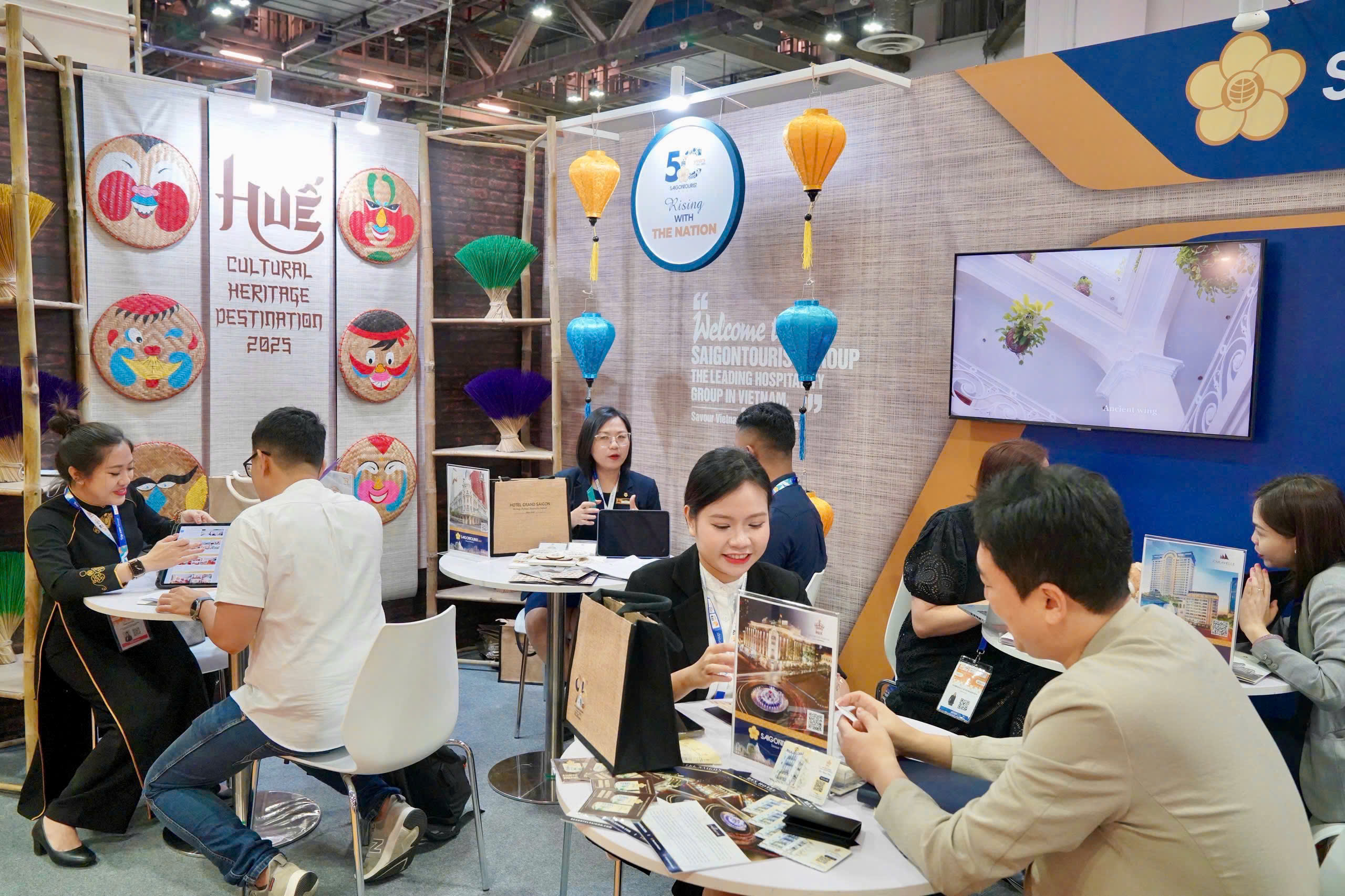 西贡旅游集团在2025年亚洲ITB展会上大力推广越南旅游