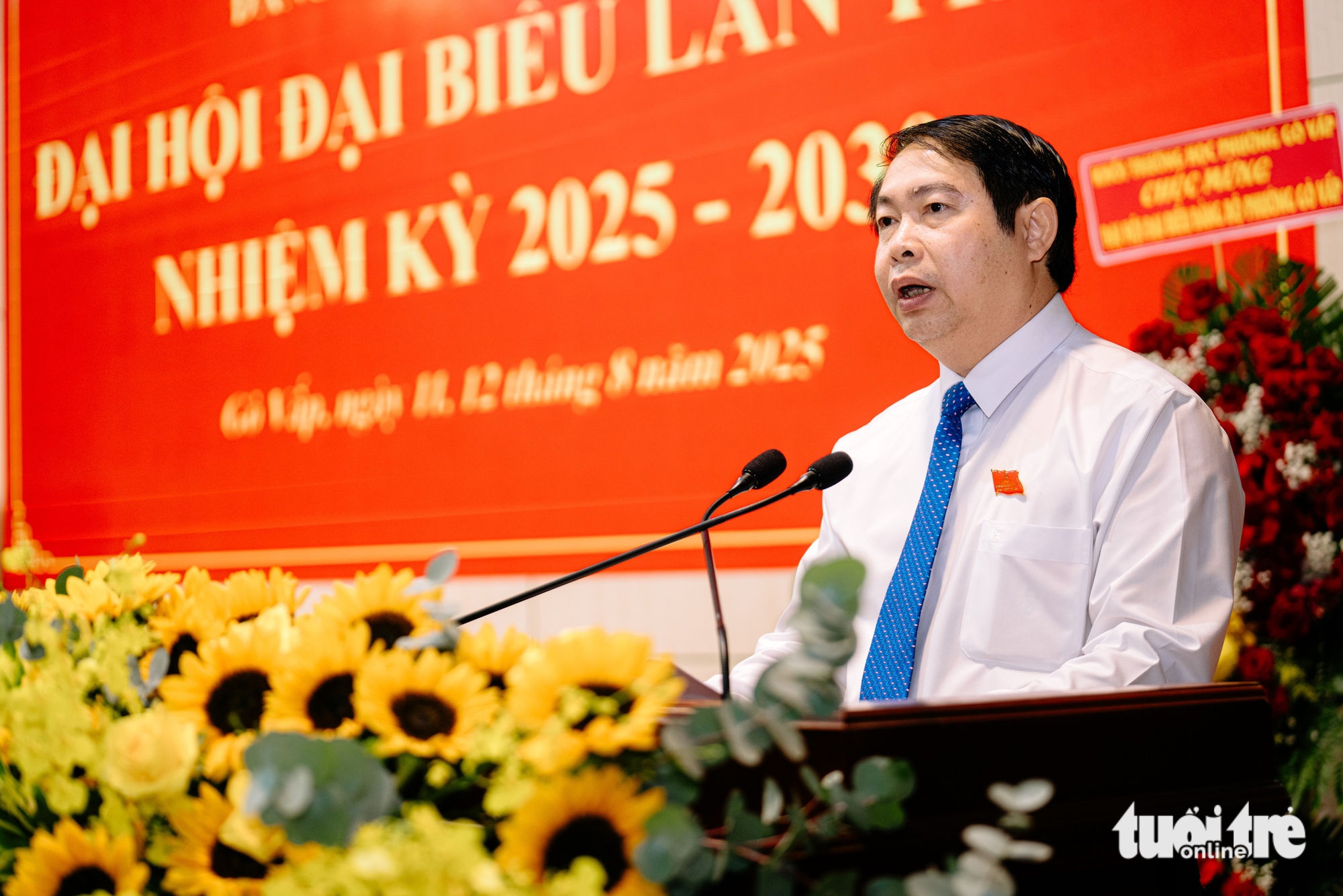 前Gò Vấp区人民委员会主席担任Gò Vấp区党委书记