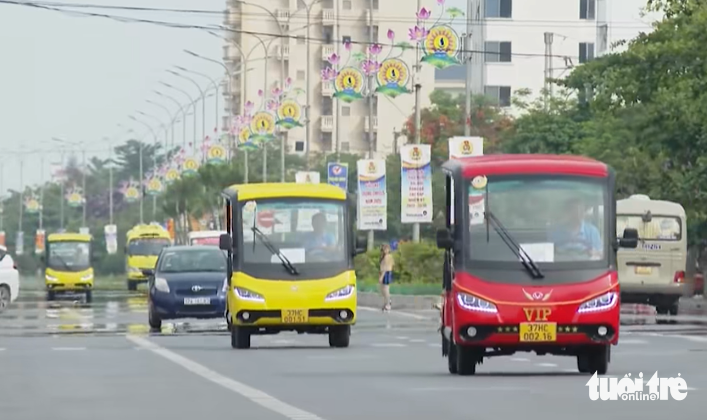 Cửa Lò的278辆电动车车主因需停止运营而担忧