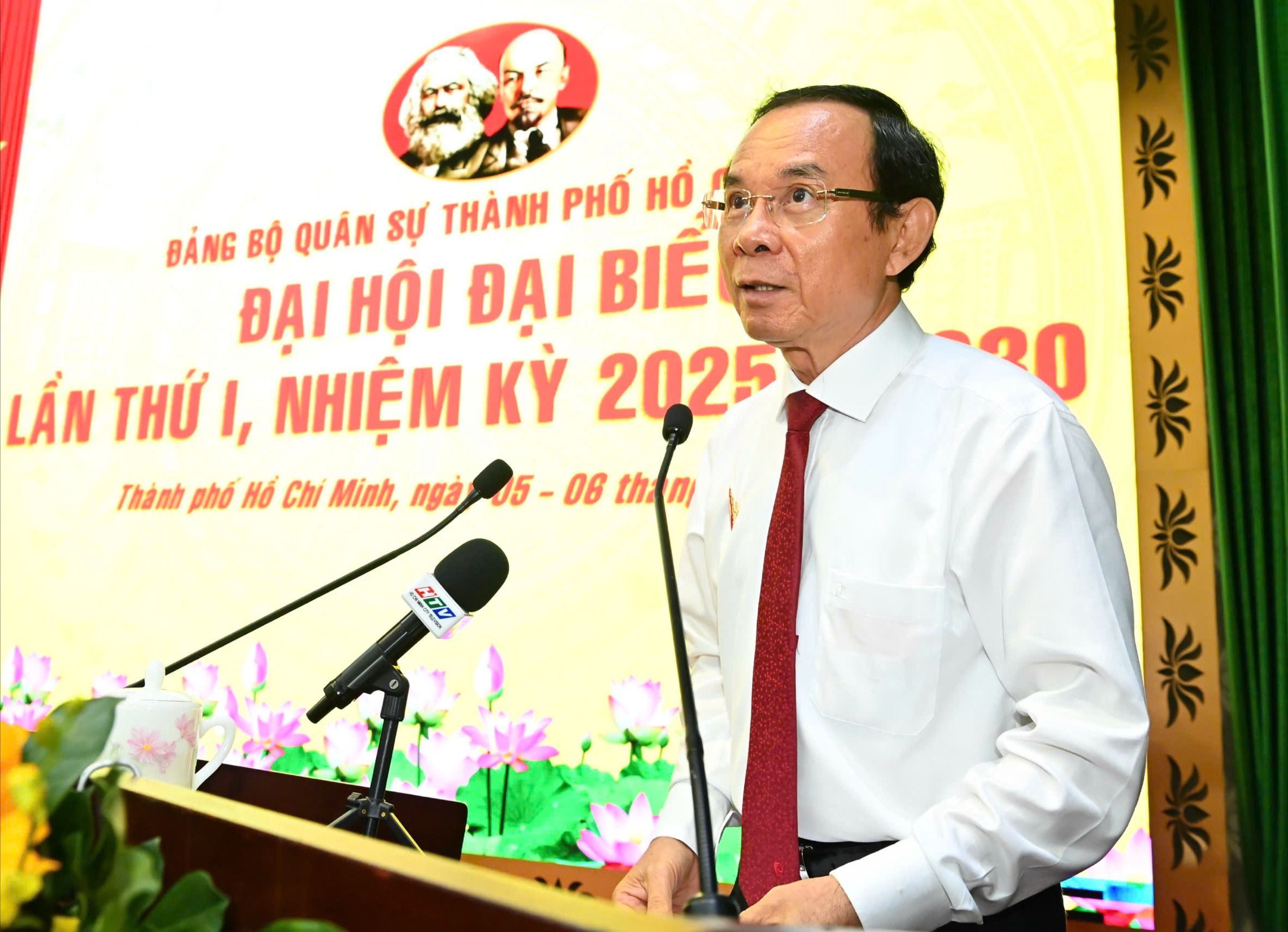 阮文年担任胡志明市军事党委2025-2030任期书记