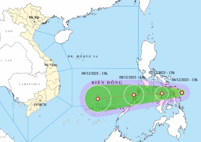 南海附近的热带低压