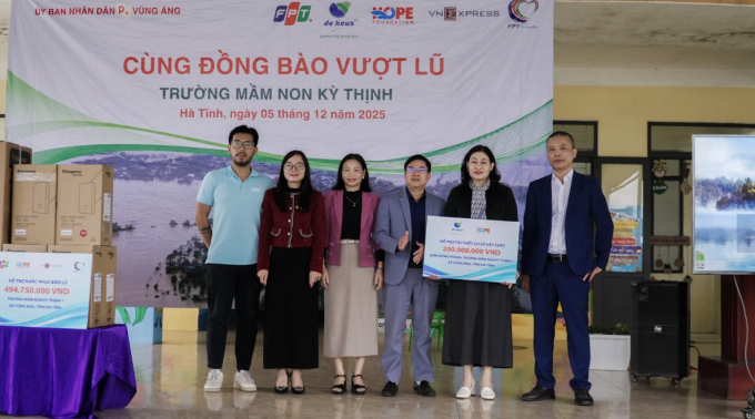 河静省两所学校获得十亿越南盾支持