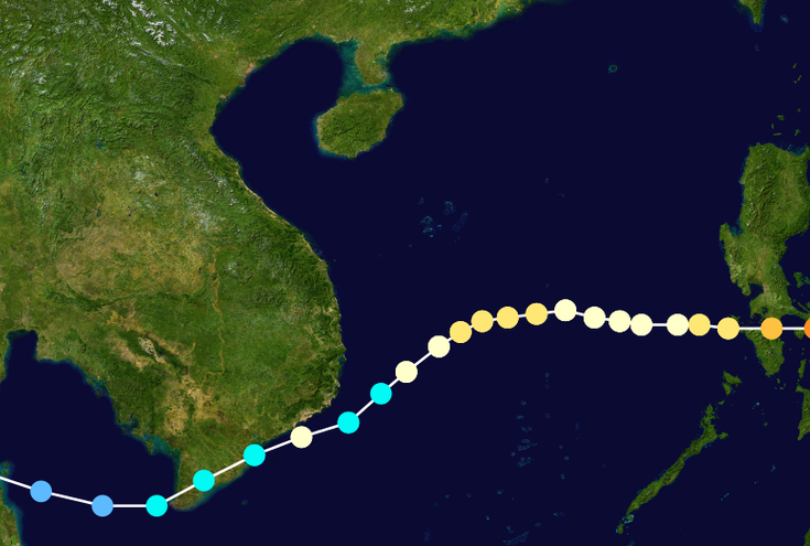当前热带低压是否会重演台风榴莲曾登陆胡志明市和南部地区的情景？