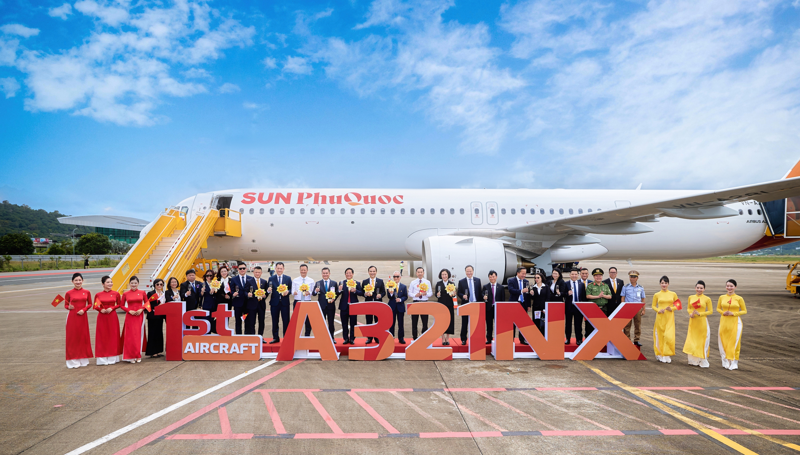Sun PhuQuoc Airways迎接首架飞机，连接珍珠岛与世界