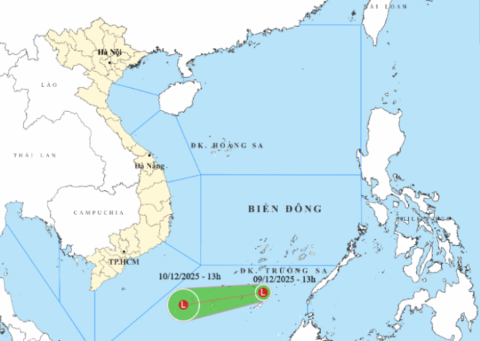 南海出现低压区