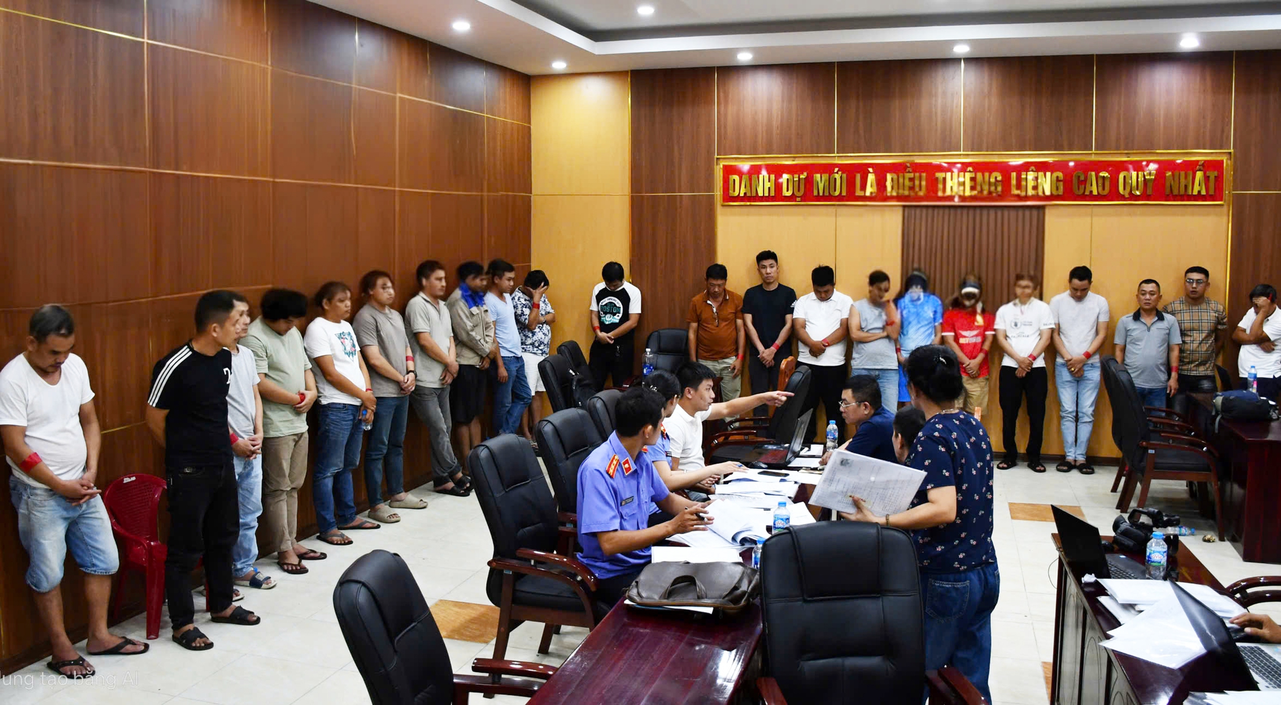 破获350亿越南盾的足球赌博网络，逮捕并传唤34人