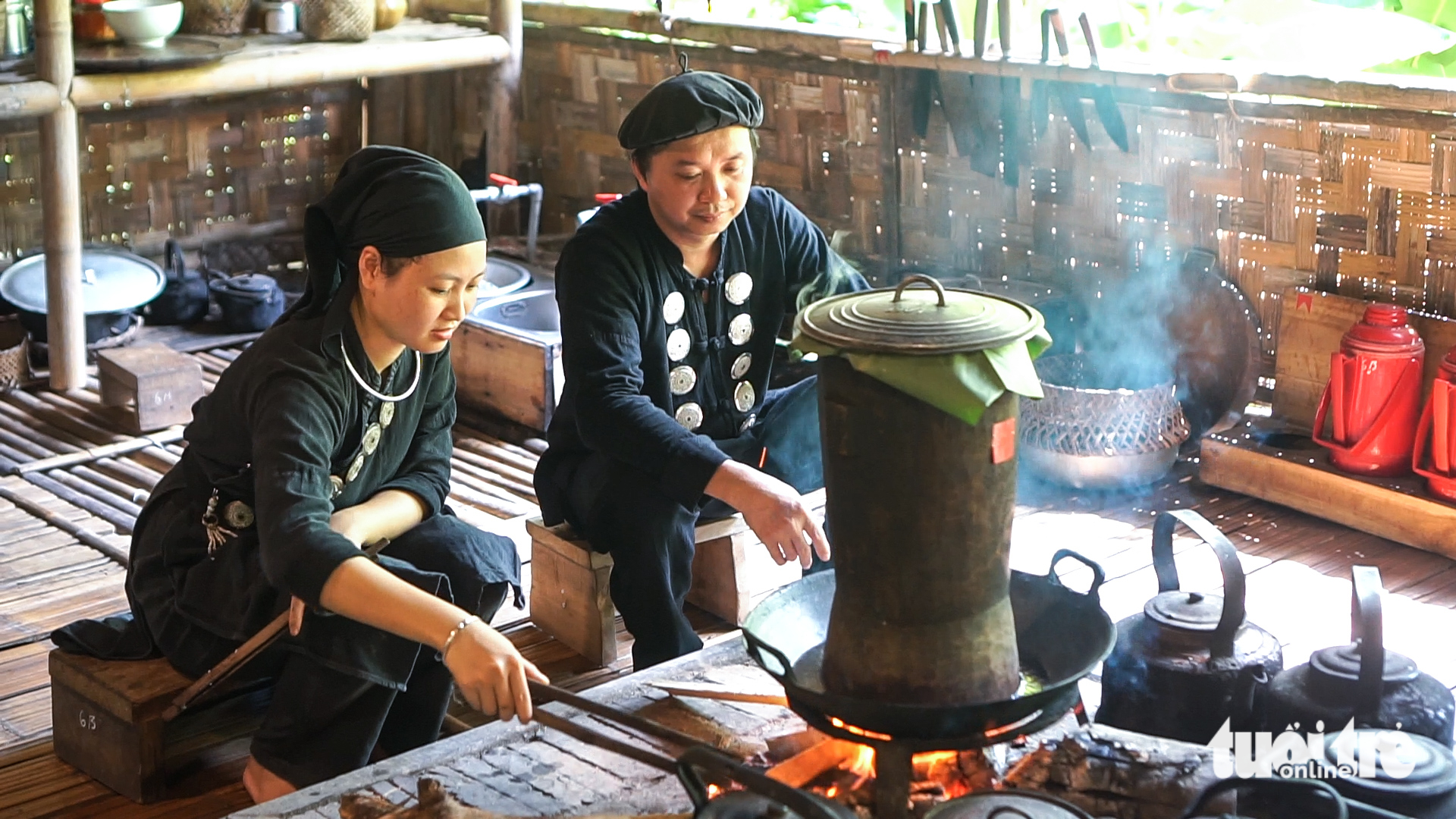 太原省岱族秋季特有的特色糯米饭