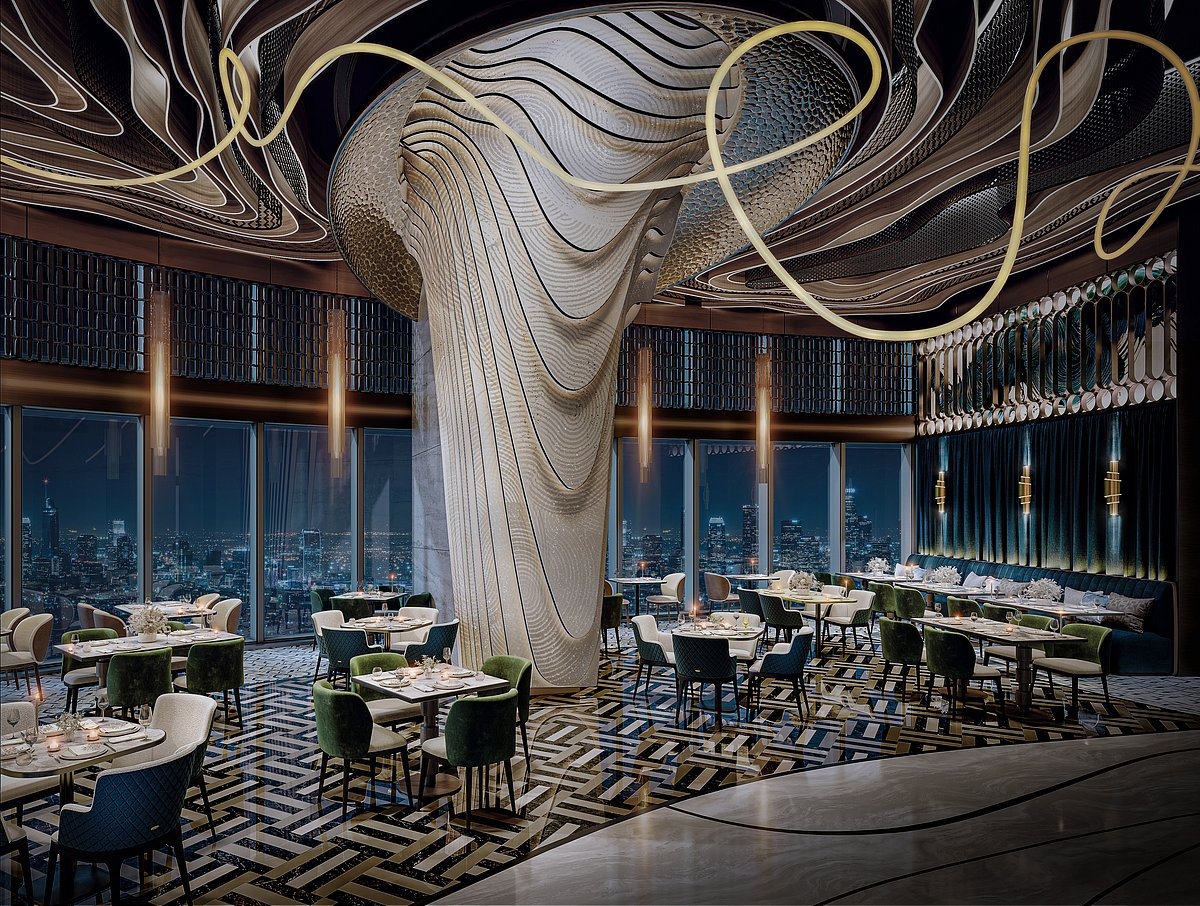 世界最高酒店内部，拥有82层