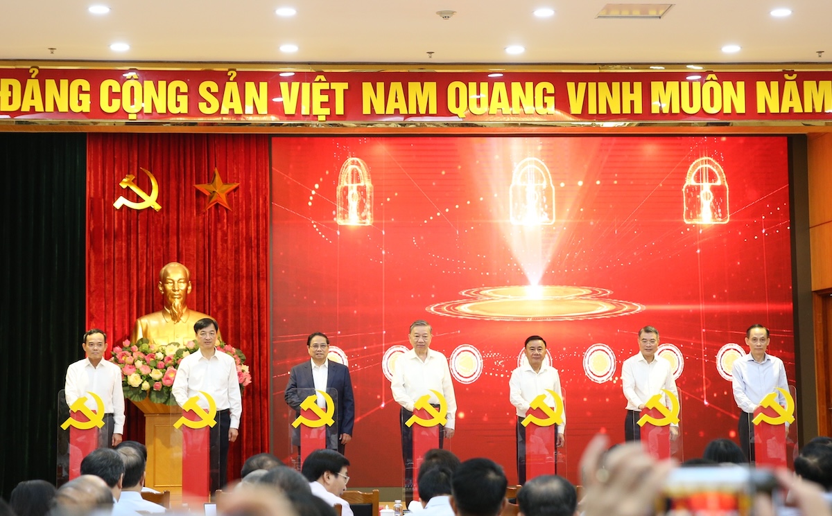 总书记和总理出席三个应用平台启动仪式，服务于执行第57号决议