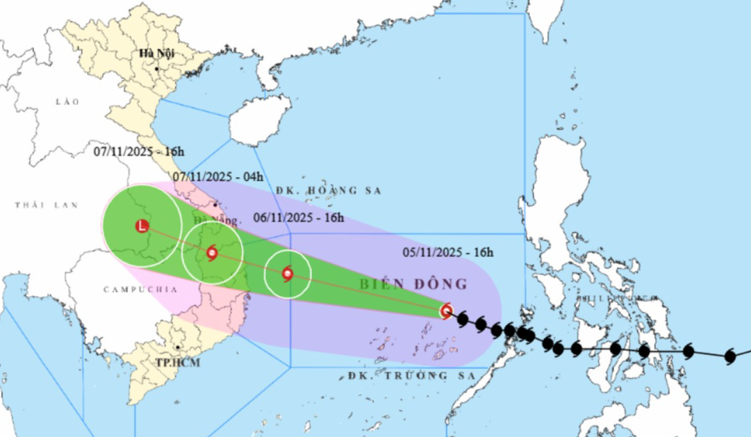 台风 Kalmaegi 增强至 14 级，阵风 17 级，可能进一步增强