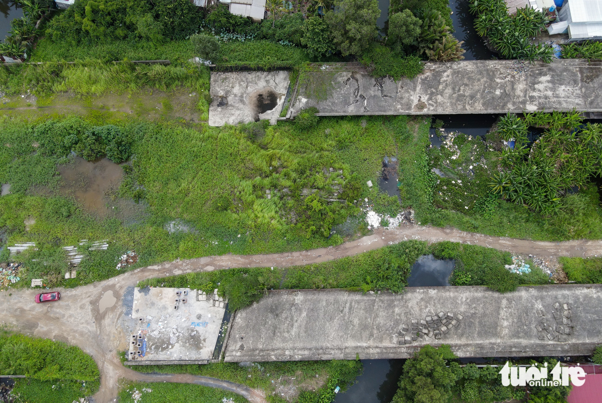 胡志明市2.7公里二环线清理场地，政府解除决议后准备重新施工