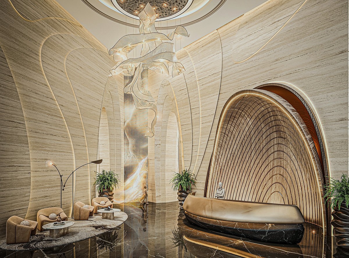 世界最高酒店内部，拥有82层