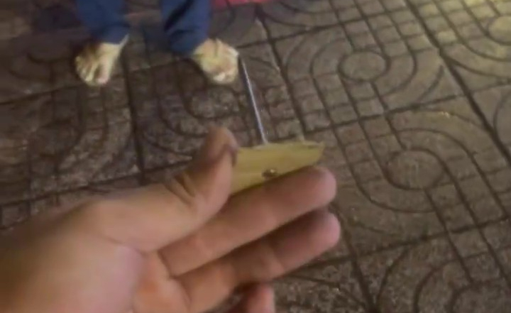 核实胡志明市道路上撒尖锐钉子男子身份