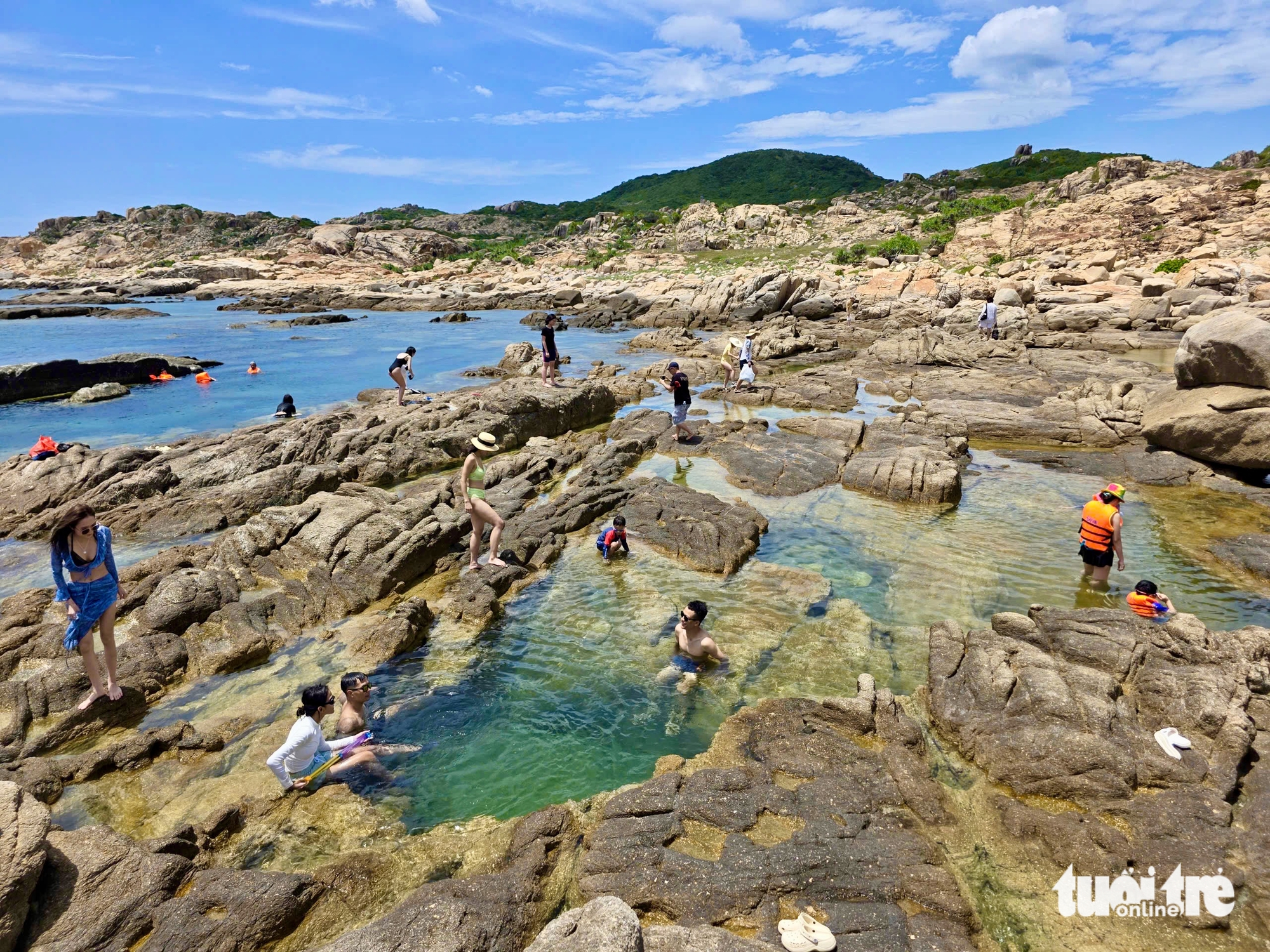沉浸在达克拉克海的'无限泳池'中