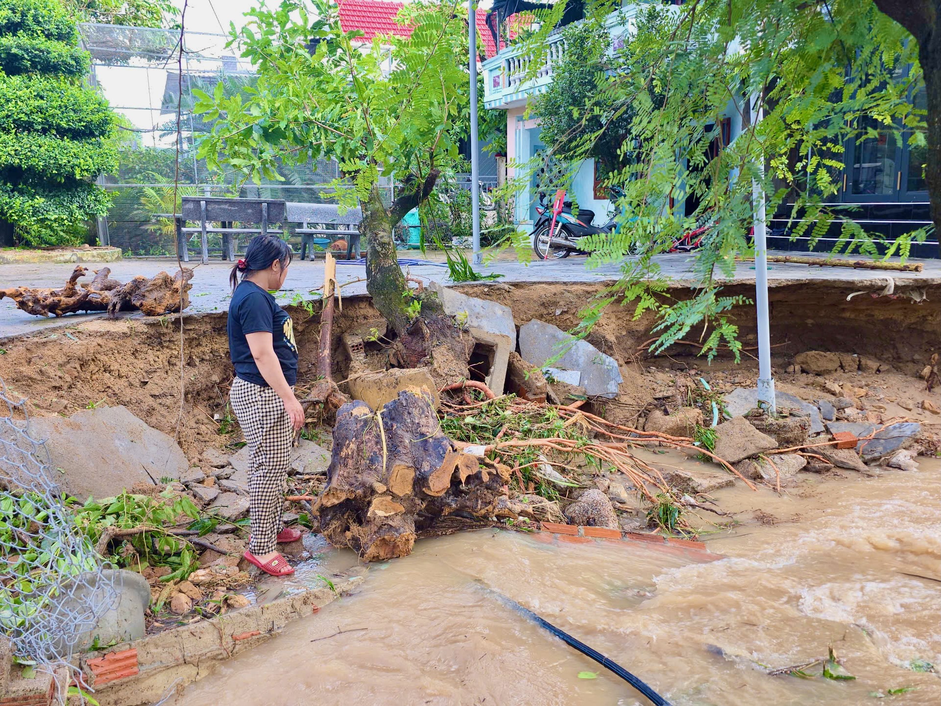 风暴过后天气晴朗，达克拉克东部多地仍被洪水淹没