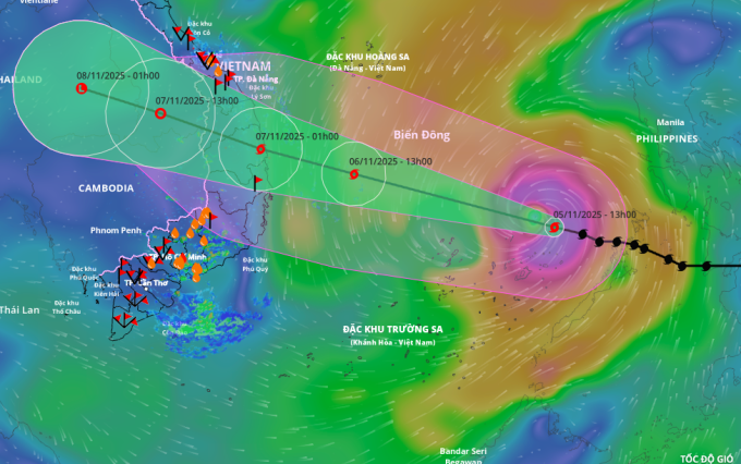 台风Kalmaegi增强至14级，可能引发降雨超过600毫米