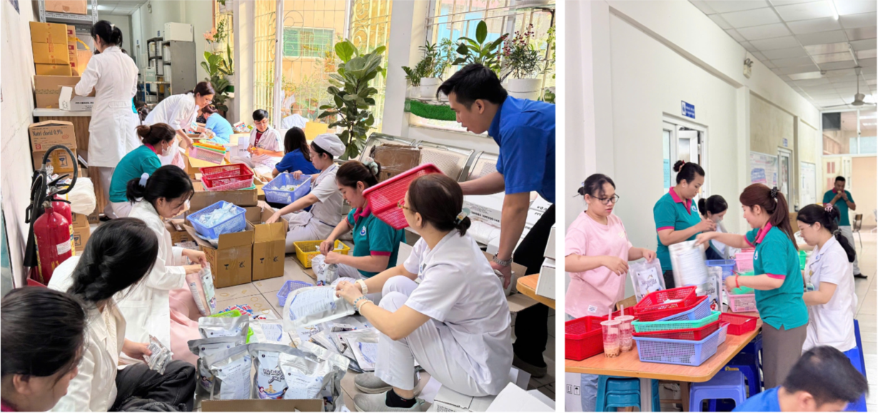 胡志明市向受台风和洪水影响的省份发送10,000袋药品