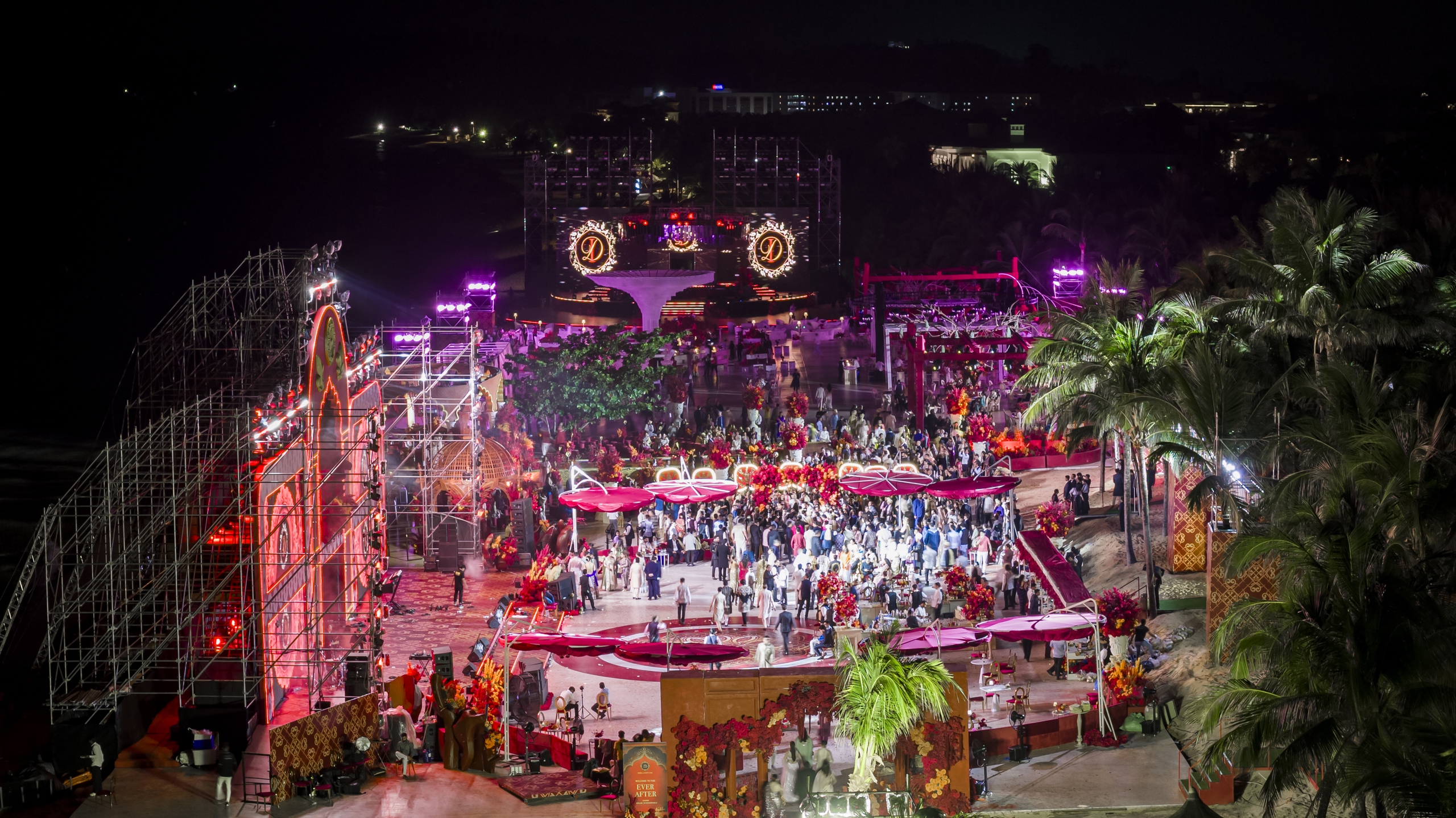 印度亿万富翁在富国岛举办为期七天的奢华盛大婚礼