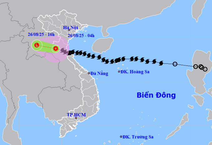 台风Kajiki减弱为热带低气压