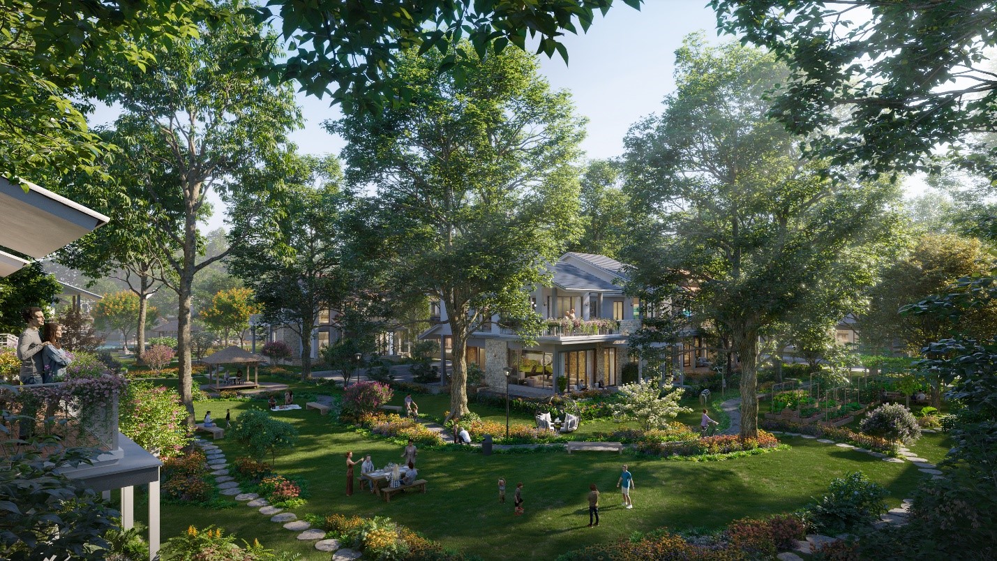 隐藏在森林树冠下的独特别墅，距离胡志明市仅30分钟车程