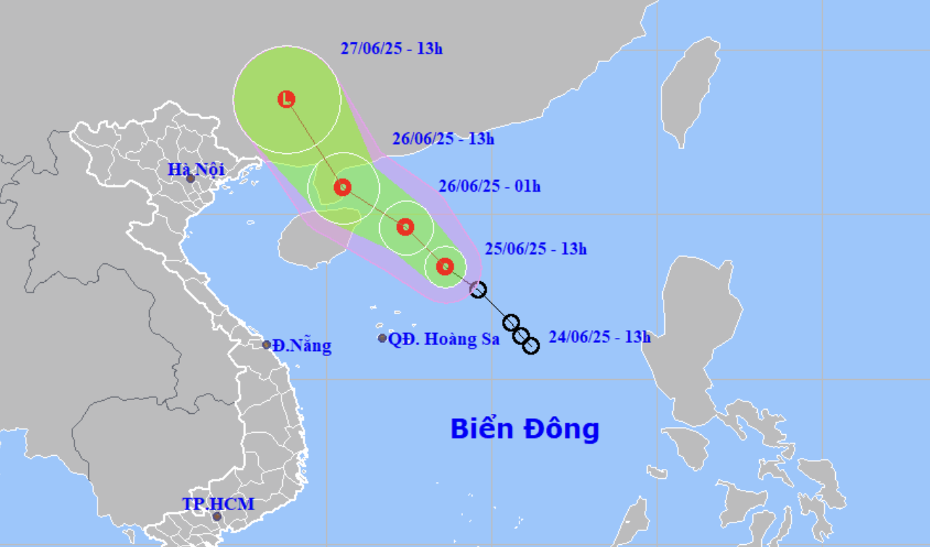 南海热带低压最新预报