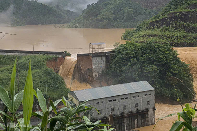 谅山省北溪1号水电站大坝溃决