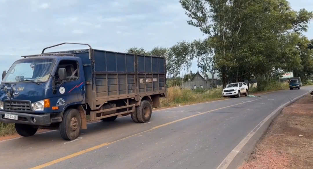 碰撞后，卡车继续碾压受害者，司机被暂时拘留