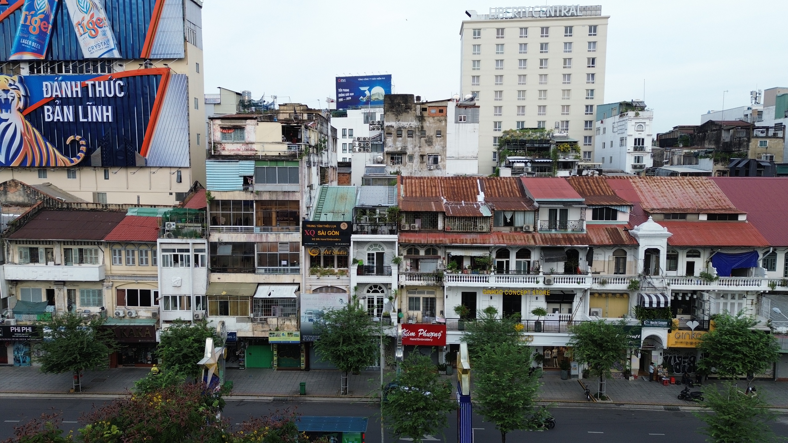 看看黎利大道的现状，将在2025年12月31日前进行'美化'