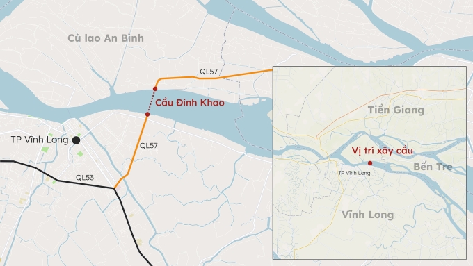 2800亿越南盾的丁考大桥于12月19日动工