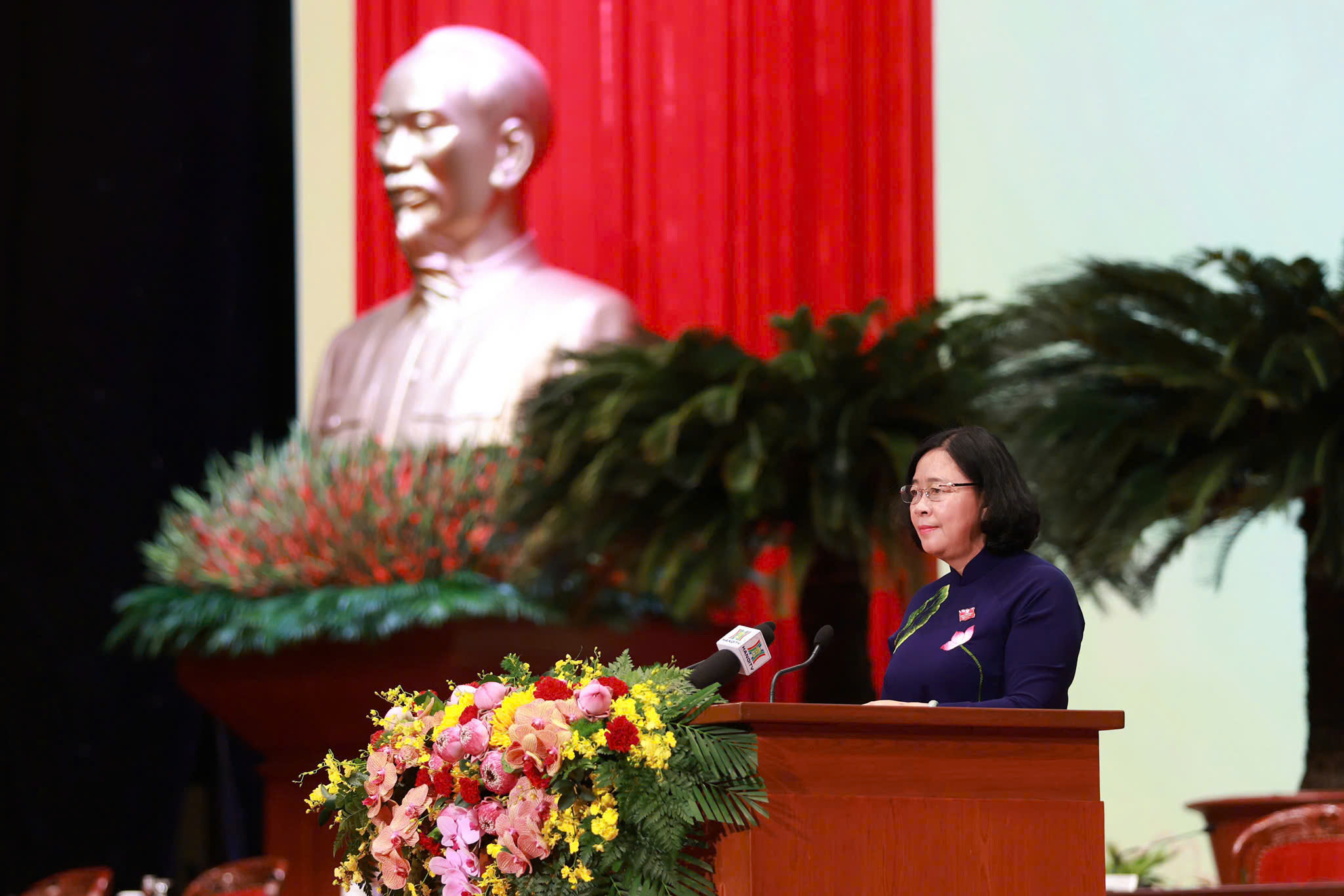 河内市党部大会召开预备会议，选举16名代表进入主席团