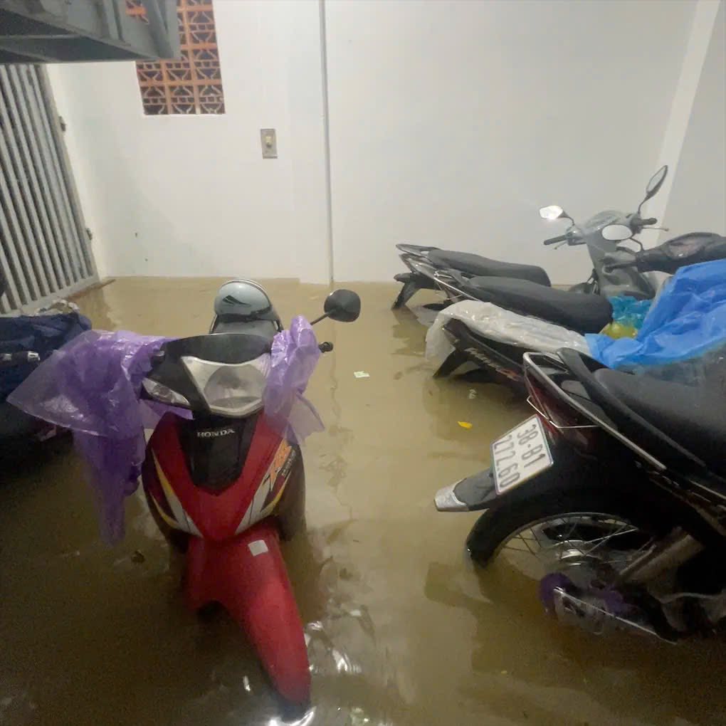 面对一片狼藉的出租屋，学生书籍淹没在洪水中，令人心酸