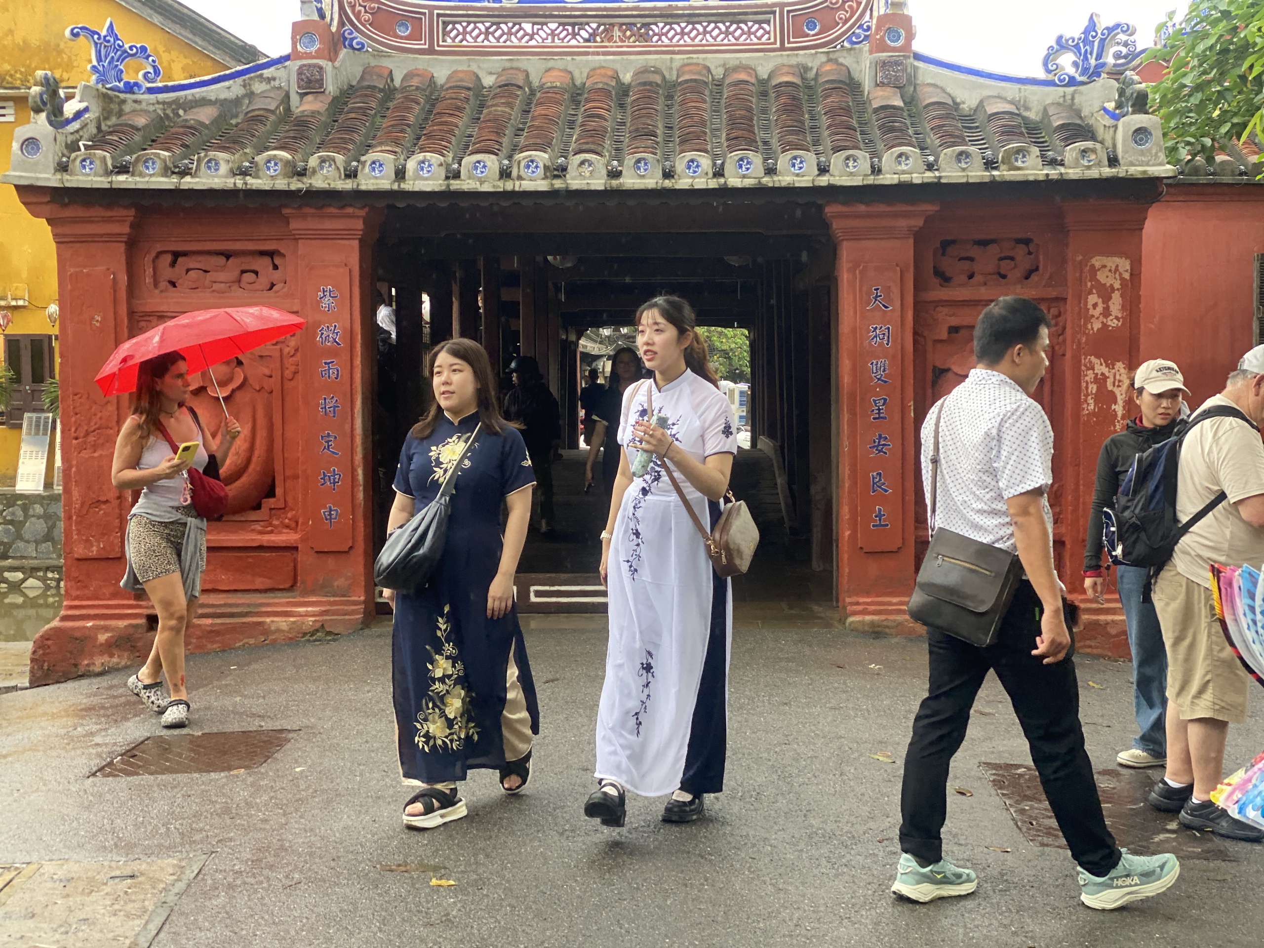 昨天还泥泞不堪，今天会安古镇已亮灯迎客