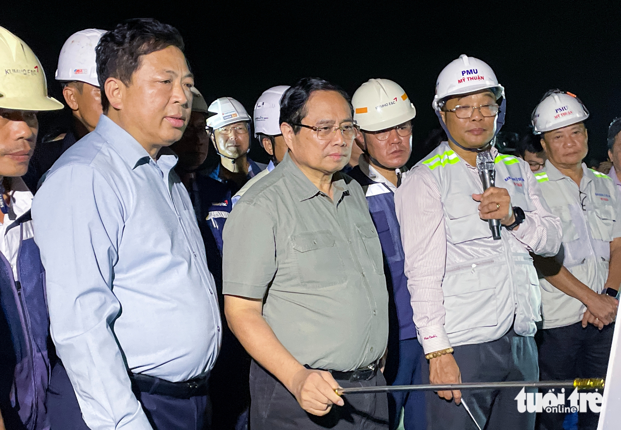 范明政总理指示加快完成仁泽桥，连接战略轴线