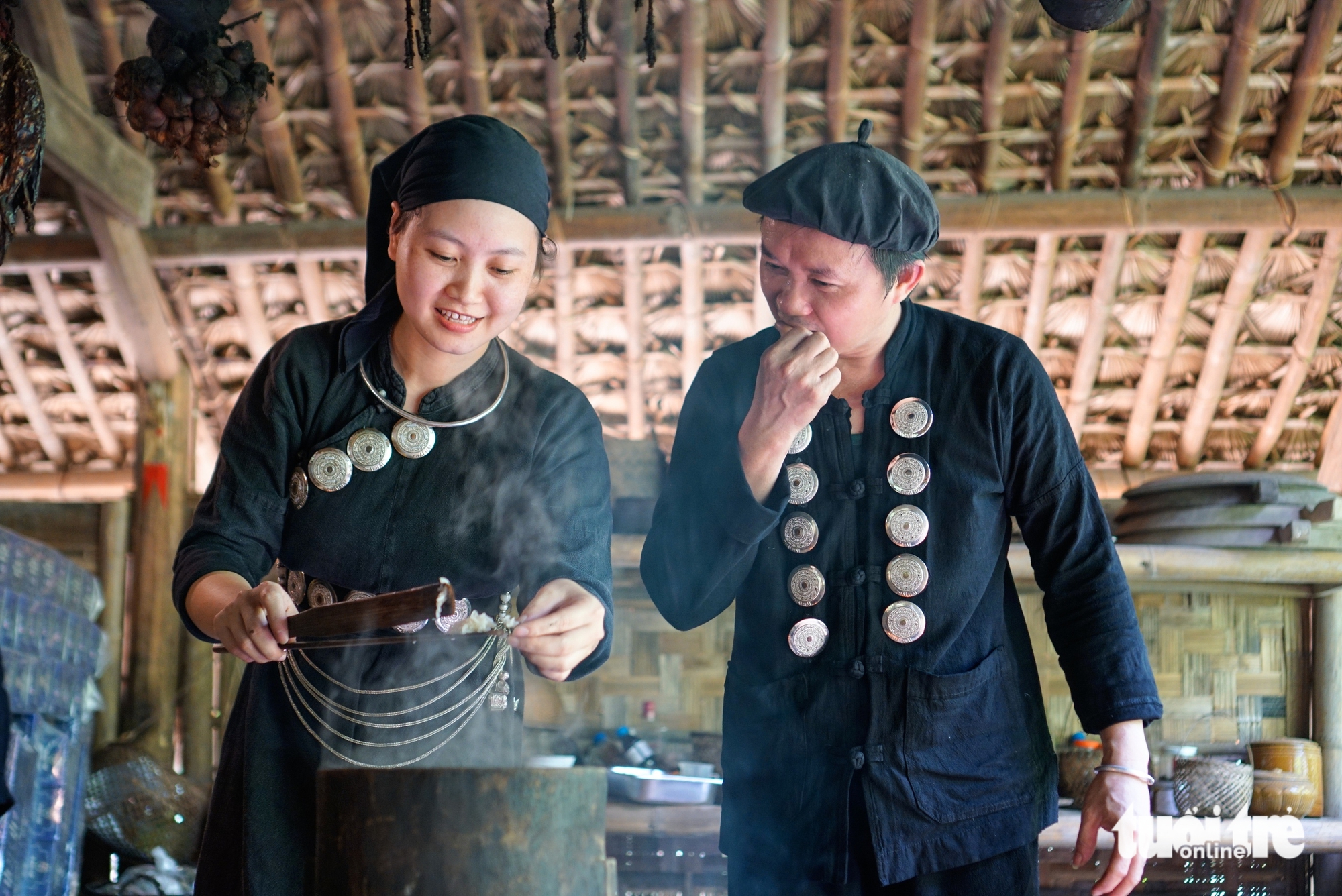 太原省岱族秋季特有的特色糯米饭