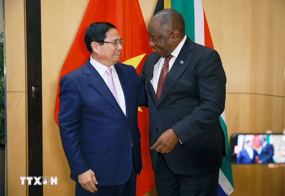 越南与南非将关系提升为战略伙伴