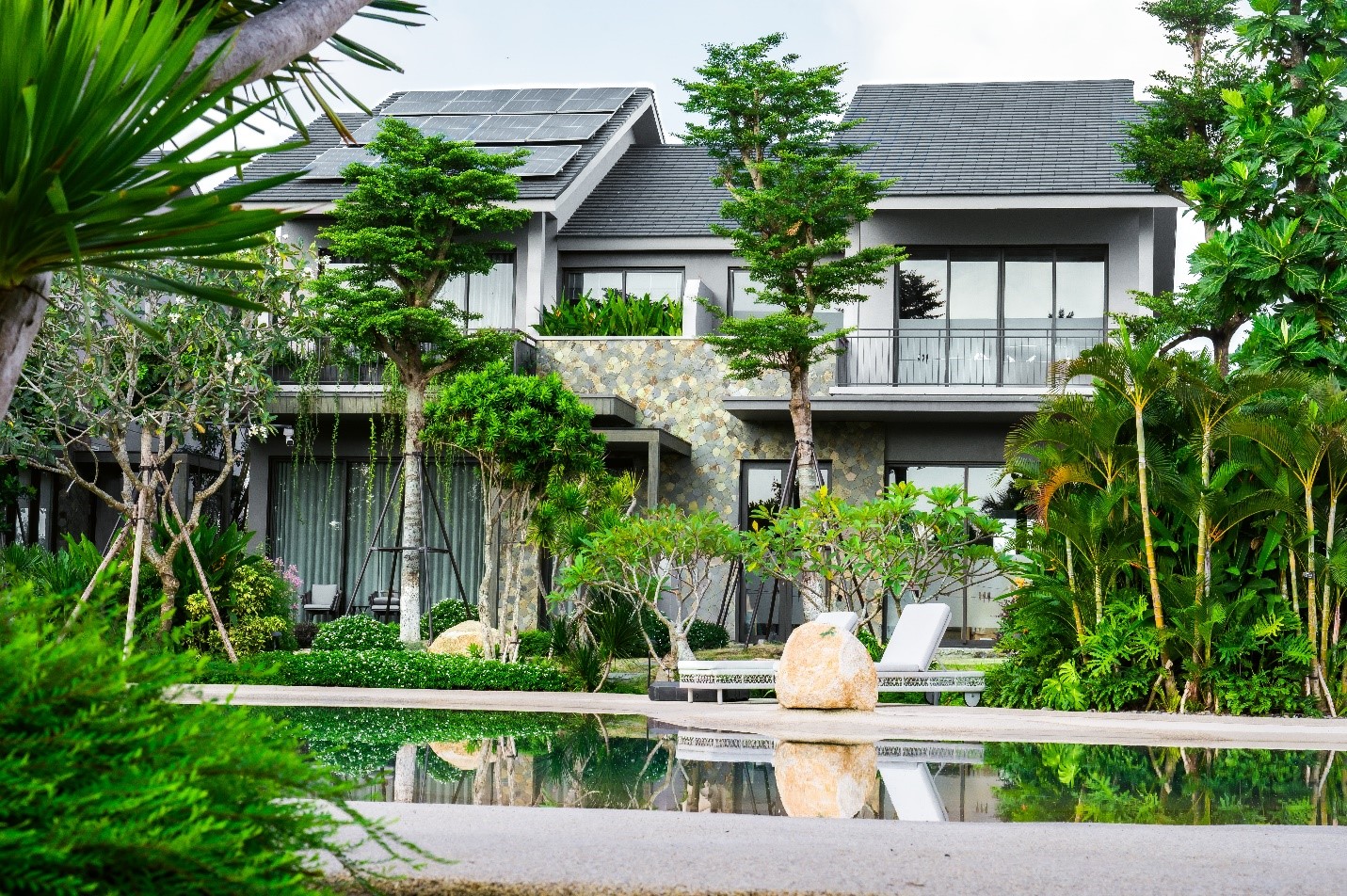 隐藏在森林树冠下的独特别墅，距离胡志明市仅30分钟车程