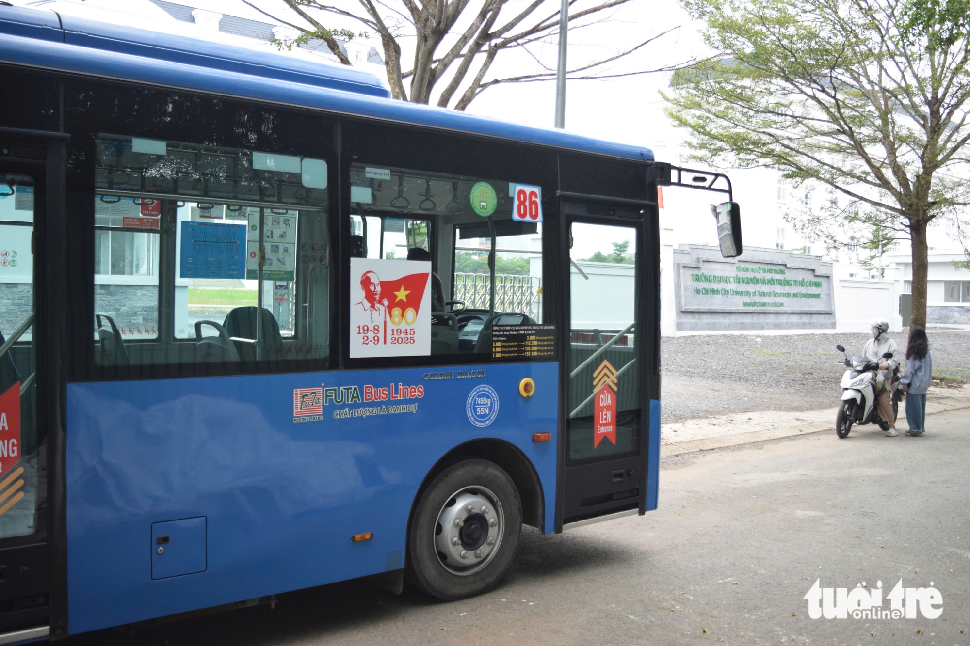 恢复86路公交车近3年后：学生‘开心’节省数万越南盾