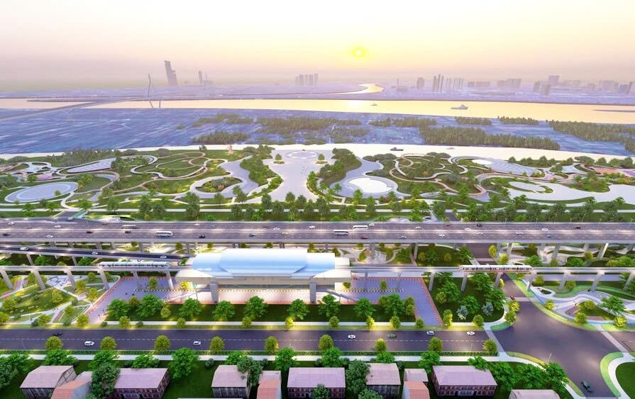 河内提出红河景观大道轴线位置和走向方案