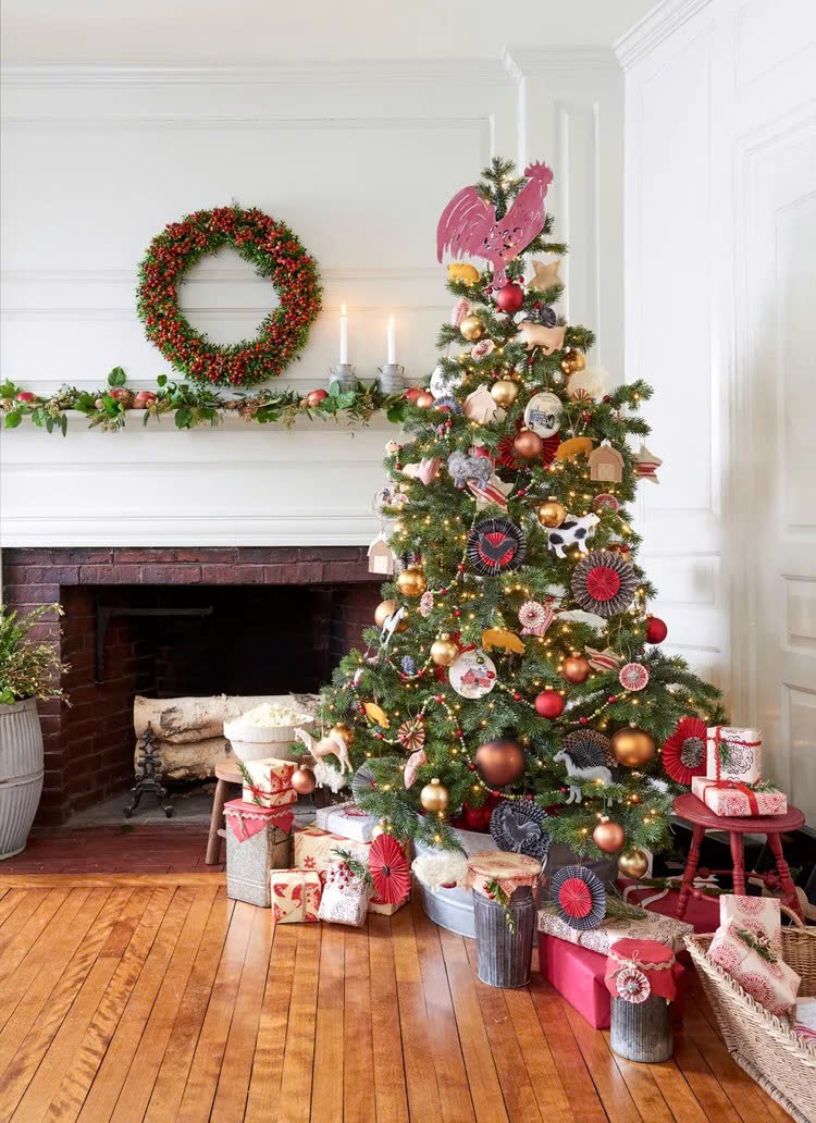 10个新颖的圣诞装饰创意，适用于古典风格