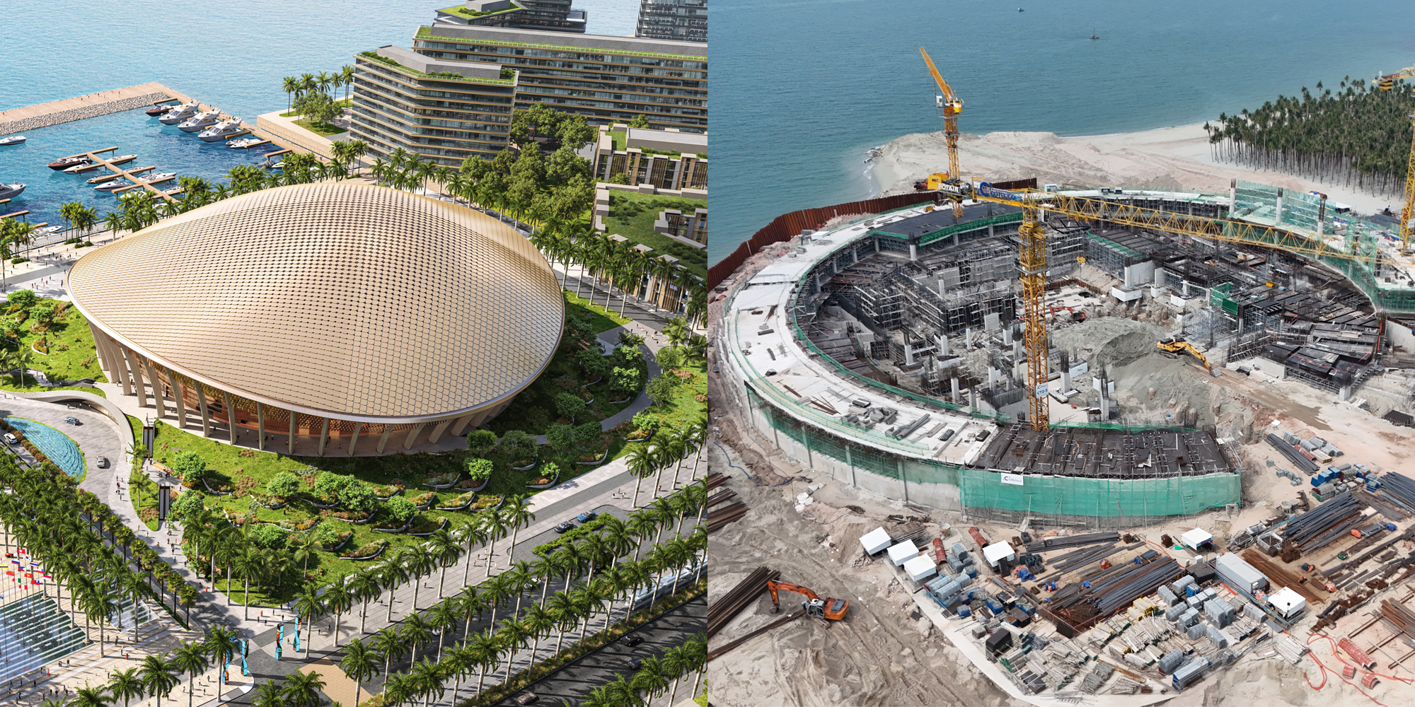 东盟城市学家对富国岛APEC工程的'光速施工速度'表示赞叹