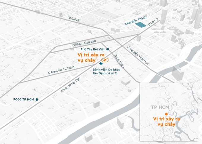 胡志明市中心餐厅火灾，4人死亡