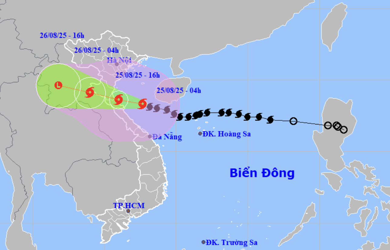 第五号台风将登陆乂安省-河静省，连夜疏散居民，要求民众减少外出