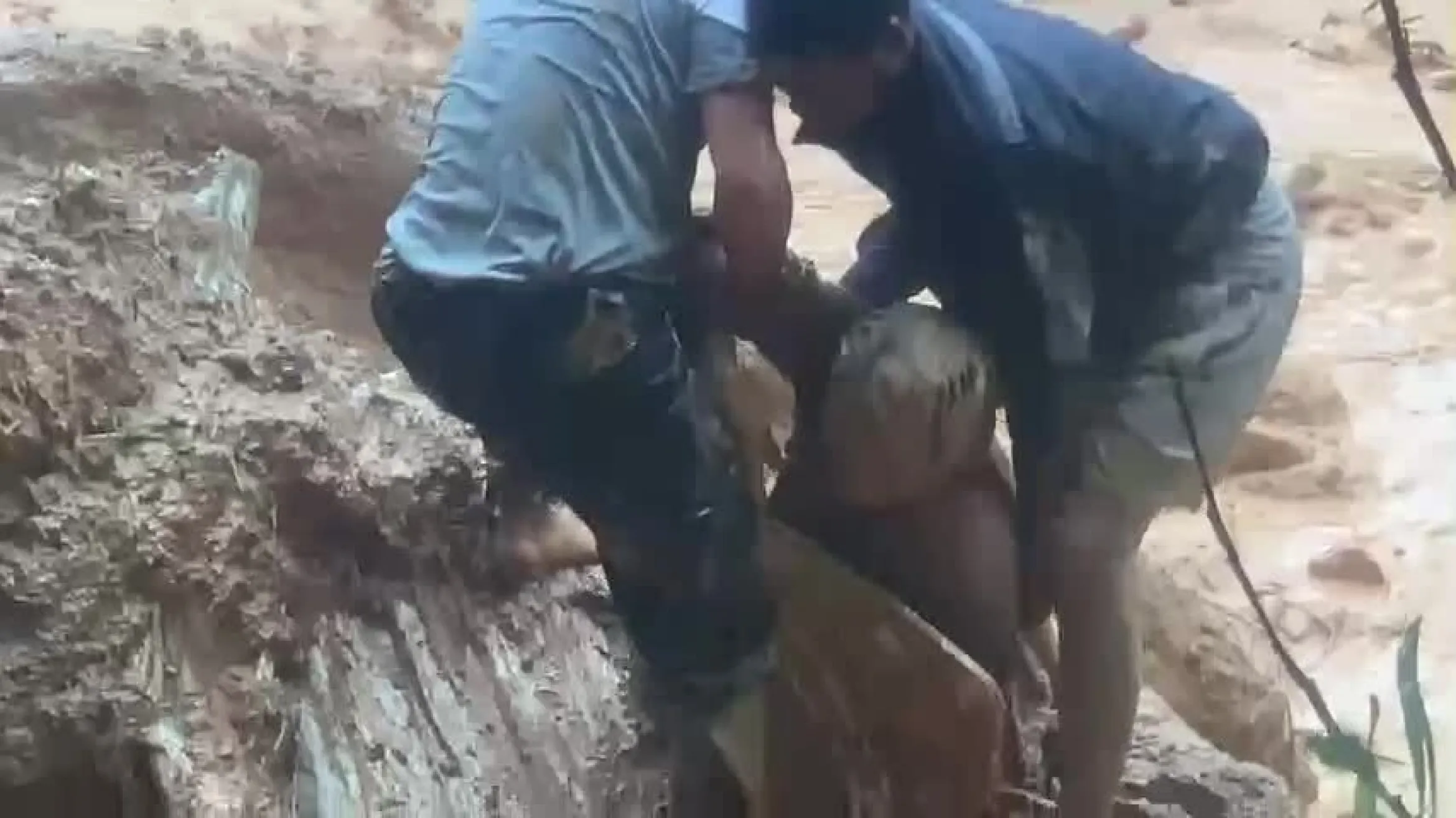 山体滑坡和泥石流冲走岘港数十栋房屋